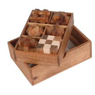 ของเล่นไม้ชุด 6 ชิ้น (6 Wooden Puzzle Gift Set)