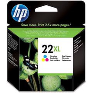 Hp 22xl (มีกล่อง) อิงค์เจ็ทแท้ Deskjet 1402, 1410, 3920, 3940, D1360, D1460 D1550 / D1560 / D2360 / D2460 / 3920