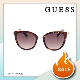 แว่นกันแดด GUESS รุ่น GU7491-F สี 52F ไซส์ 52