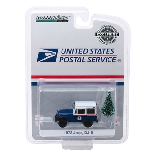 Greenlight 1/64 Exclusive United States Postal Service 1972 Jeep DJ-5 30118