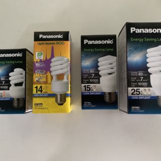 หลอดตะเกียบ Panasonic ทอนาโด แสงขาว 11w14w15w25w