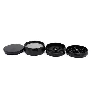 Sharpstone เครื่องบดเว้า 63MM 4 LAYERS Screeen สไตล์สังกะสีอัลลอยด์เครื่องขูดโลหะ เครื่องบด Grinder