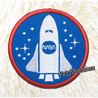NASA กระสวยอวกาศ - ตัวรีด (Size M) ตัวรีดติดเสื้อ