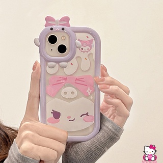 เคสโทรศัพท์มือถือ ลายการ์ตูนคุโรมิน่ารัก สําหรับ Oppo A17 A15 A16s A16 A15s A55 A95 A17k A16K A16E A52 A92 A96 A7 A5S A12 A3S A12E A53 A74 A76 Reno 5 5F 4F 7 A31 A5 A9 2020 A57 2022 A54 นุ่ม