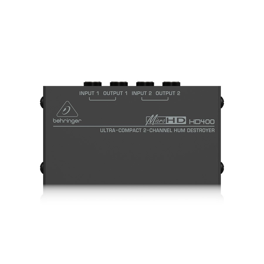 BEHRINGER MicroHD HD400 ป้องกันเสียงจี่ ฮัม Hum Destroyer เสียงรบกวนจากกระแสไฟ