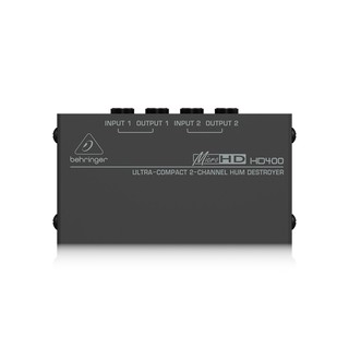BEHRINGER MicroHD HD400 ป้องกันเสียงจี่ ฮัม Hum Destroyer เสียงรบกวนจากกระแสไฟ
