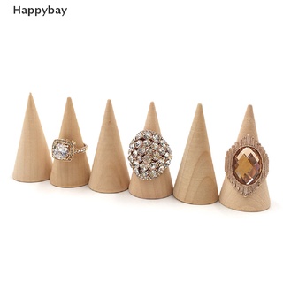 Happybay กรวยไม้สร้างสรรค์ สําหรับแหวน เครื่องประดับ 5 ชิ้นต่อชุด