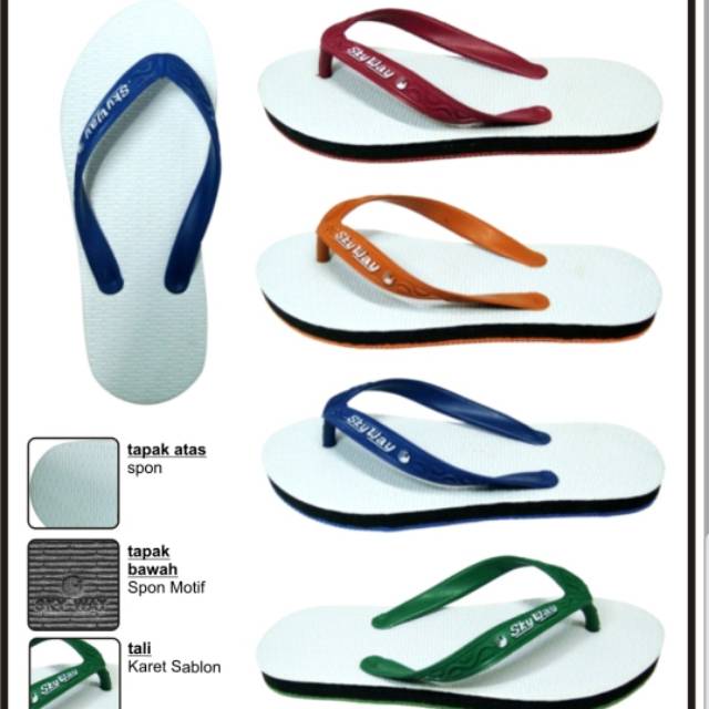 ขายส่ง!!! Skyway HPW รองเท้าแตะ/ รองเท้าแตะ Surabaya