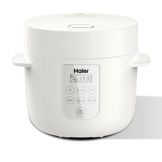 HAIER หม้อหุงข้าวดิจิตอล 1 ลิตร HRC-E11201W สีขาว