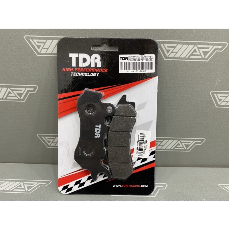 ผ้าเบรคหน้า PCX 150 CBS / PCX 160 CBS / ADV 150 CBS TDR RACING