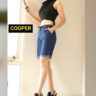 กางเกงขาสั้น 3ส่วน เอวยางยืดผูกเชือก Cooper Jeans