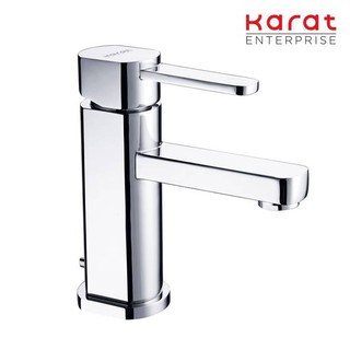 Karat Faucet ก๊อกผสมอ่างล้างหน้าแบบก้านโยก พร้อมป๊อปอัพ รุ่น KF-20-620-50