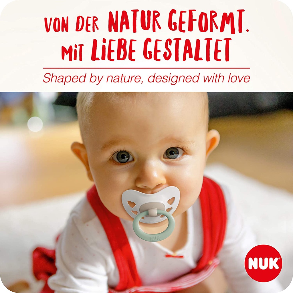 จุกหลอก NUK Signature Night 0-6m และ 6-18m แพคคู่ 💓เรืองแสงในที่มืดด้วยนะคะ💓 Made in Germany จุกหลอกจากเยอรมัน