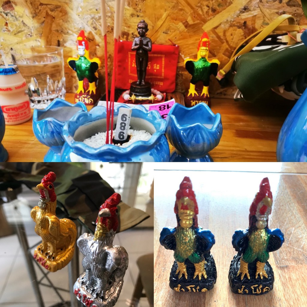 🐓ไก่แก้บน3นิ้วครึ่งและ5นิ้วครึ่ง ไก่ปูนปั้น ไก่มงคล ไก่ขอพร ถวาย แก้บนตาไข(ไอ้ไข่) วัดเจดีย์ - รูปที่ 7