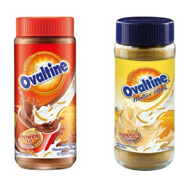 Ovaltine Malted Milk or Chocolate 400g Shopee Thailand