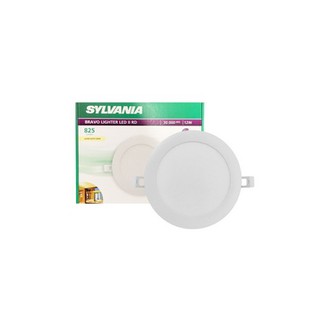 ดาวน์ไลท์ LED W012W WARMWHITE SYLVANIA ALUMINIUM/PLASTIC WHITE 6" ROUND