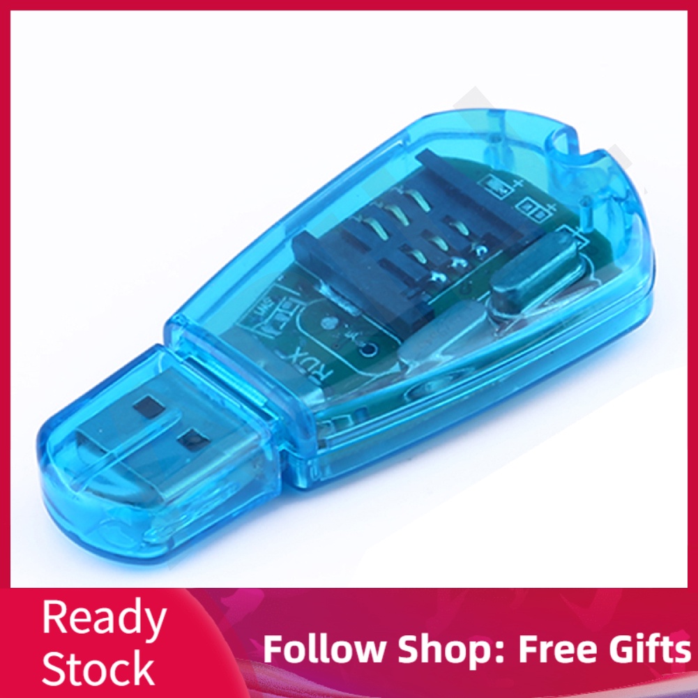ซิมการ์ด USB Reader Writer Clone Copier อะแดปเตอร์สํารองไดร์เวอร์สําหรับโทรศัพท์มือถือ CD