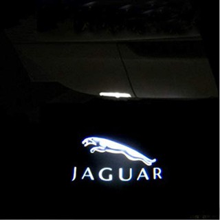 LED ประตูไฟรถยนต์แสงเลเซอร์เงาโลโก้ สำหรับ Jaguar F / XE โปรเจคเตอร์ เช็ต2ชิ้น / ติดตั้งง่าย / จัดส่งด่วน / Courtesy