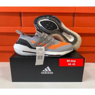 Adidas Ultra Boost 2021 (size40-45)Gray Orange