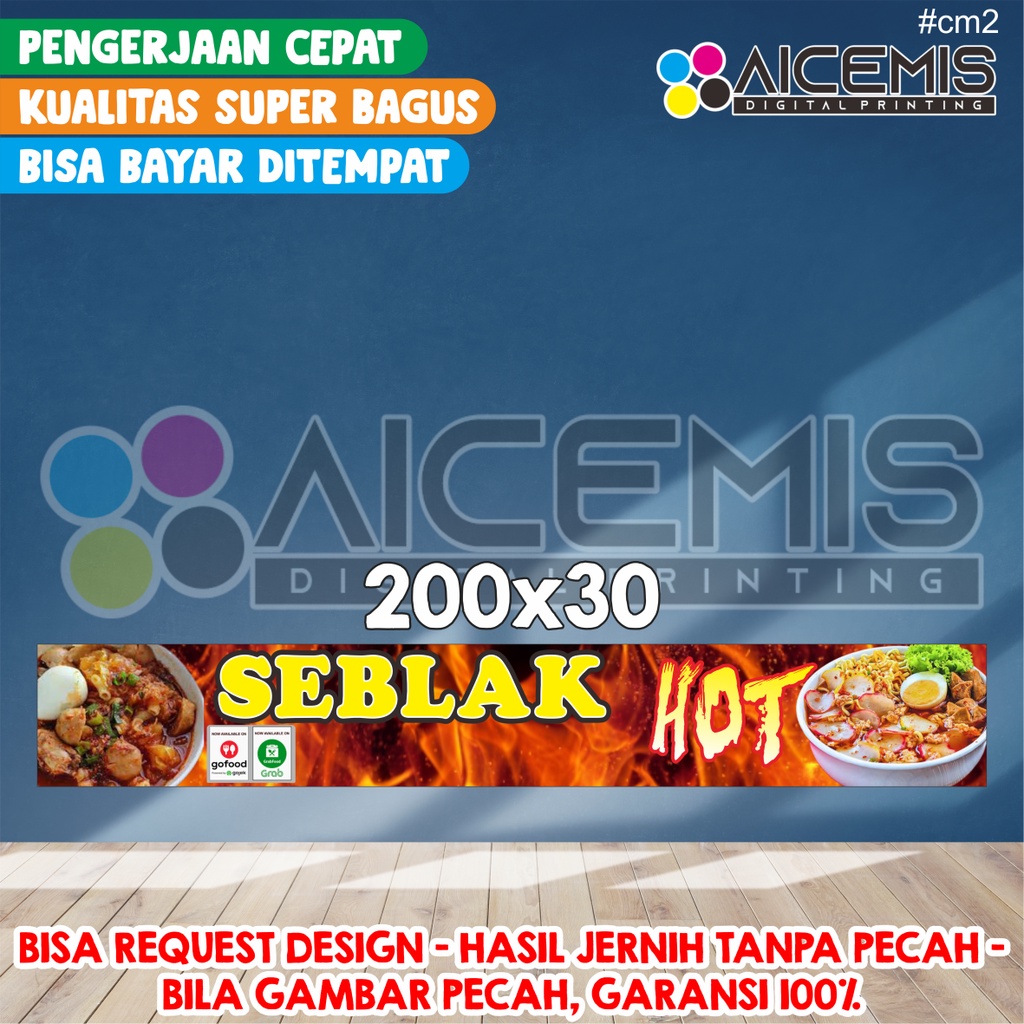 1st ANNIVERSARY / seblak แบนเนอร์ / seuhah seblak / แบนเนอร์แผงลอยลูกชิ้น / ป้ายแบนเนอร์บะหมี่ไก่ / 