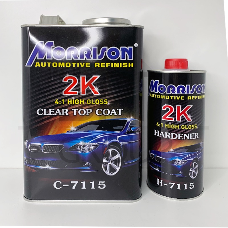 แลคเกอร์ Morrison 2K 4:1 (มอริสัน) C-7115 + H-7115 ชุดขนาด 3.2L + 0.8L