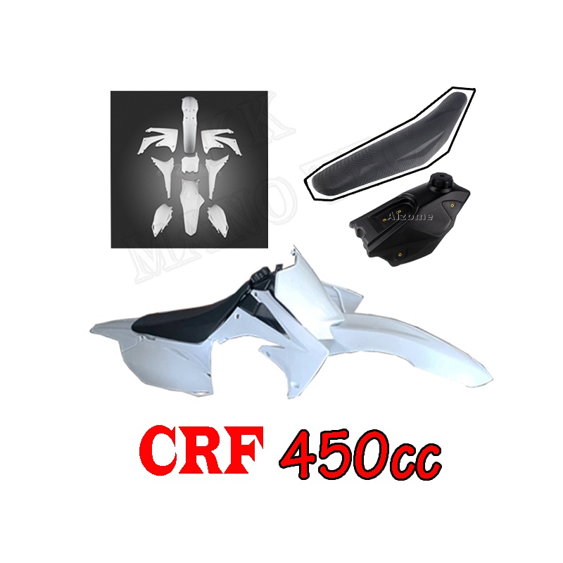 ชุดสีวิบาก รถวิบาก CRF450cc. crf450cc พร้อมใส่ ชุดสีวิบากแปลงใส่ KR Victer ชุดสีชุดใหญ่ ( เบาะ ถัง เ