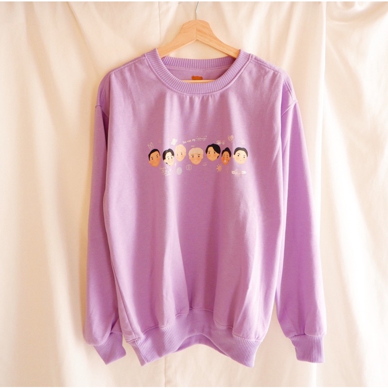 เสื้อสเวตเตอร์ BTS My Universe LILAC (BTS-MU-SWL)