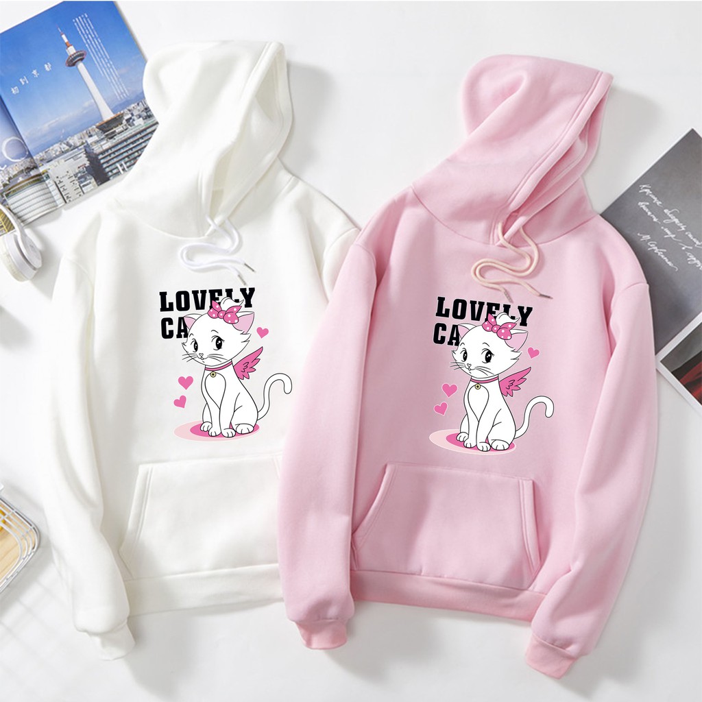 BK-304-LONG เสื่อแขนยาวมีฮูต พิมพ์ลายการ์ตูนน่ารัก มีไซส์ครบ สีให้เลือก เสื้อกันหนาวแฟชั่นเกาหลี