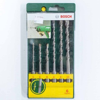 ชุดดอกโรตารี่ 6Pcs Bosch 2607019447 SDS-Plus