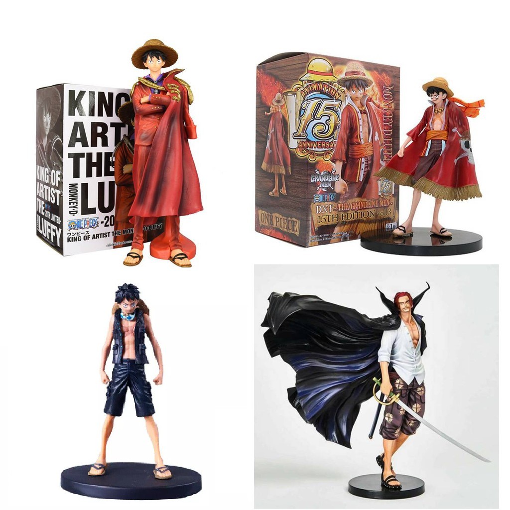 ฟิกเกอร์ One Piece Monkey D Luffy ลูฟี่ หมวกฟาง,Shanks แชงคูส Action ...