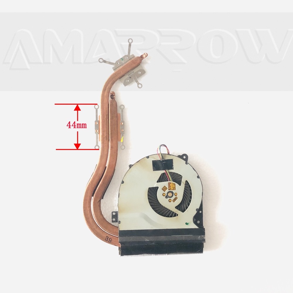 แล็ปท็อปเดิมฮีทซิงค์พัดลมระบายความร้อน Cpu Cooler สําหรับ ASUS X450C X450 X450CC X450VP Y481C X450V 
