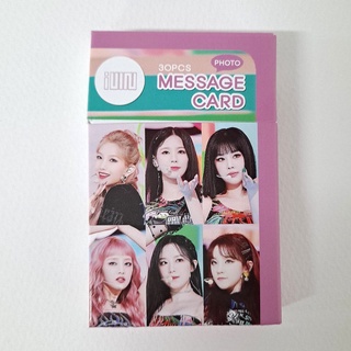 [พร้อมส่ง] (G)I-DLE / ()I-DLE กระดาษโฟโต้การ์ด ข้อความ 30 ชิ้น