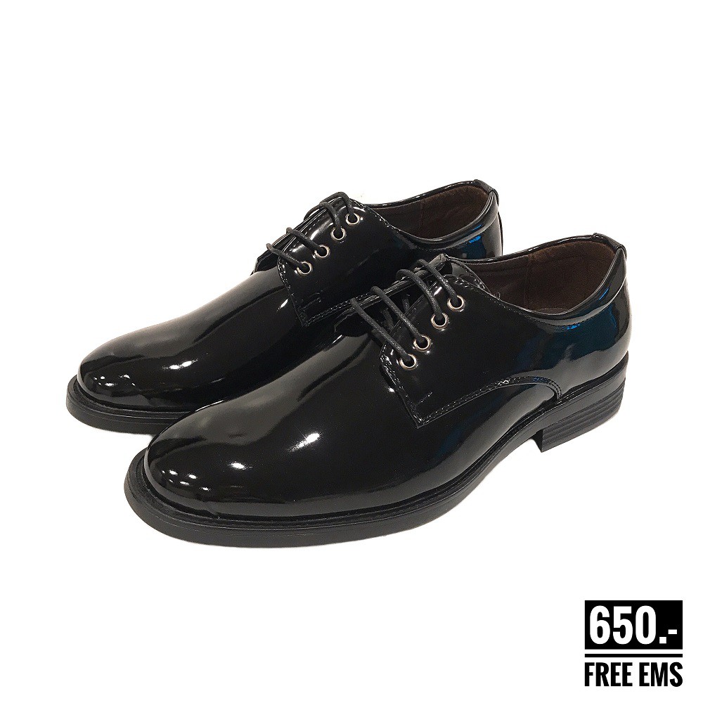 🔥ส่งฟรี🔥รองเท้าคัทชูชายหนังแก้ว BAOJI รุ่น BJ3467 สีดำ รองเท้าหนังแก้ว รองเท้าคัทชูหนังแก้วชาย