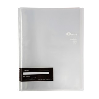 แฟ้มโชว์เอกสาร สีใส อี-ไฟล์ 720A/Clear file E-file display file 720A