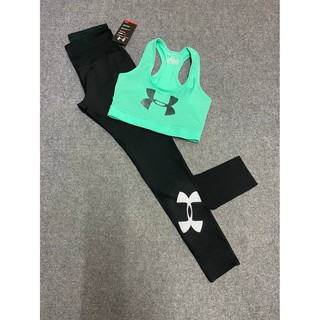 under armour สปอร์ตบรา+เลคกิ้ง