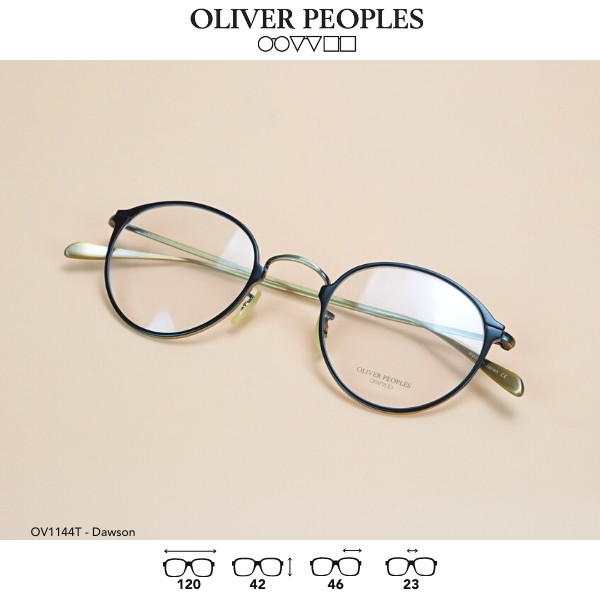 Oliver Peoples (OV1144T) - Dawson สี Black/Gold | Shopee Thailand