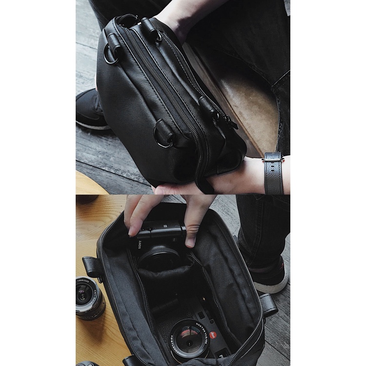 กระเป๋ากล้อง Mirrorless Camera Pouch King สำหรับ Leica Q3 Q2 Q Fuji X100VI X100V XT5 XE4 XPRO3 LEICA