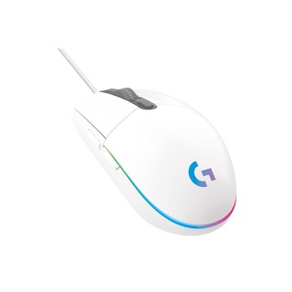 LOGITECH GAMING MOUSE G102 GEN2 LIGHTSYNC WHITE (GMM-000408) เมาส์