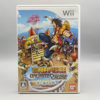 ONE PIECE Unlimited Cruise แผ่นแท้ Wii JP แผ่นมีรอยบ้าง เล่นได้ปกติ