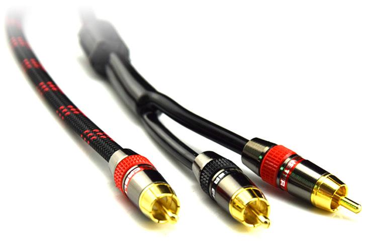ATAUDIO HIFI Single RCA to Dual RCA Subwoofer audio cable Pure Copper ...