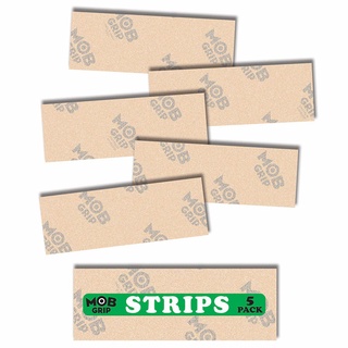 กริปเทปสเก็ตบอร์ด Mob Clear Grip Strips Grip Tape 9" x 3.25" (pack of 5)