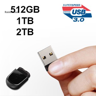 【RB】แฟลชไดรฟ์ Usb 3.0 512GB 1TB 2TB ความเร็วสูง ขนาดเล็ก