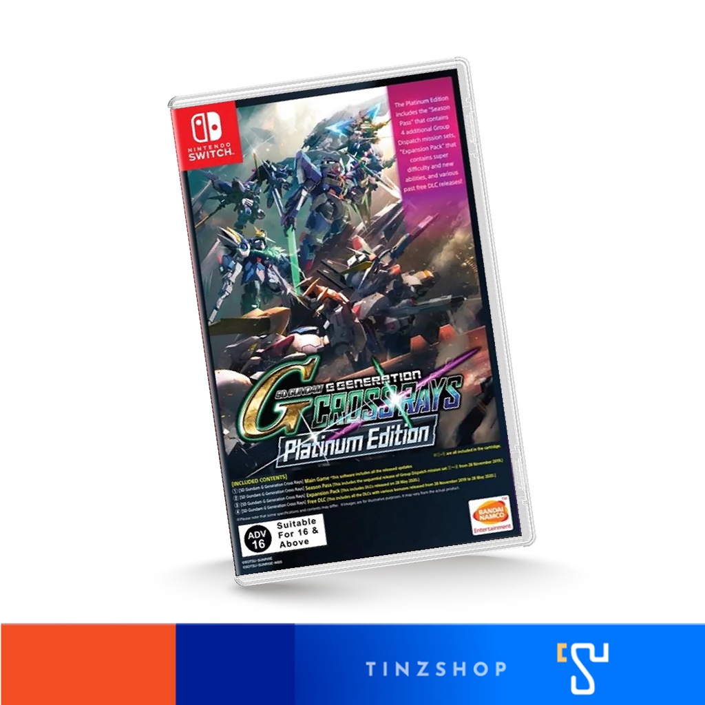 Nintendo Switch SD Gundam G Generation Cross Rays [Platinum Edition] Zone Asia / English