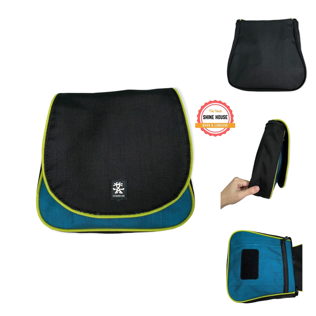 Crumpler Unisex Fashionable Compact Black Cross-body Bag - Shine House