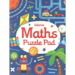 DKTODAY หนังสือ USBORNE MATHS PUZZLE PAD