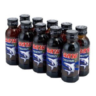 ฉลาม สูตรผสมกระชายดำ ขนาด 100ml ยกแพ็ค 10ขวด เครื่องดื่มชูกำลัง SHARK ENERGY DRINK