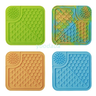 yoo Dog Licking Pad Small Slow Feeder Mat Cat Puzzle Feeders for Wet Food &amp; Yogurt