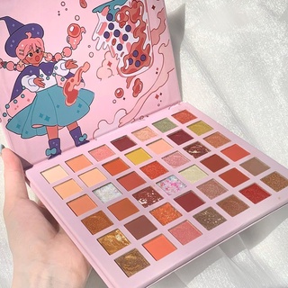 Mugeleen อายแชโดว์ 42 สี กันน้ํา กันเหงื่อ สําหรับนักเรียน palette eyeshadow