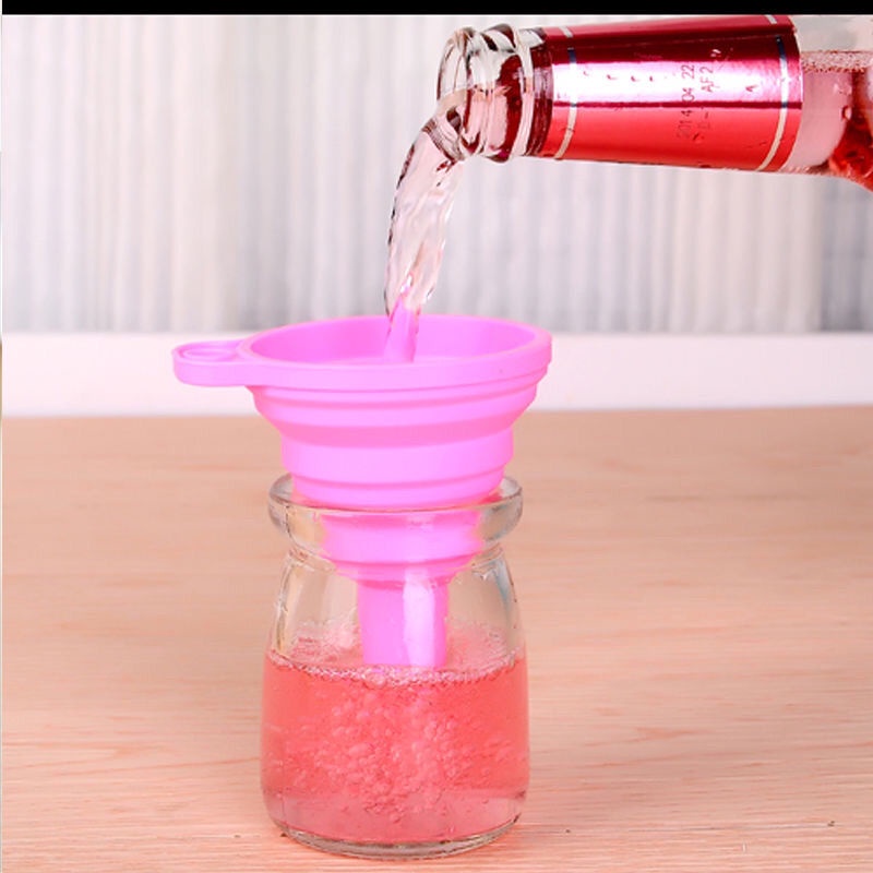 [Multiple discounts] Small funnel silicone funnel mini funnel kitchen