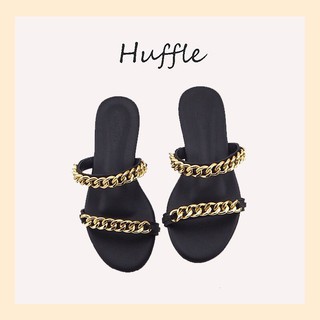 huffle รองเท้า 03 EIFFEL in BLACK